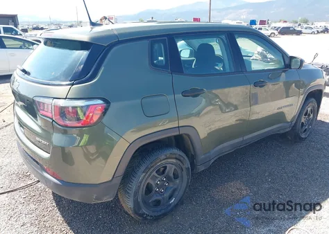 2019 Jeep Compass Sport 4X4 from USA, damaged, VIN 3C4NJDAB1KT599782